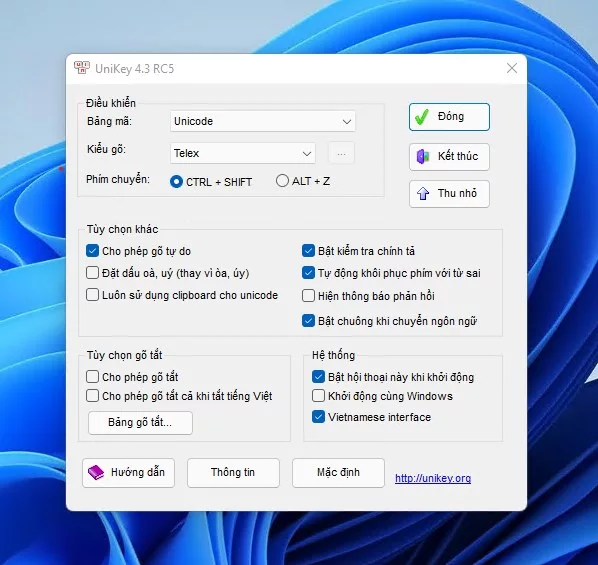 Hướng dẫn sử dụng UniKey
