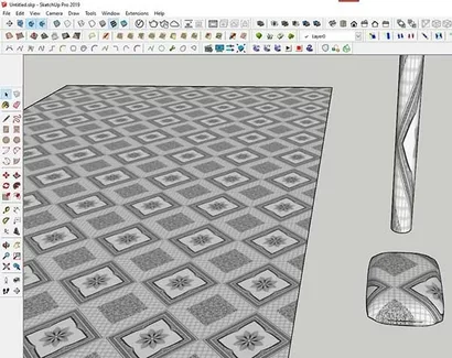 huong dan lam vat lieu trong sketchup6 Hướng dẫn làm vật liệu trong Sketchup